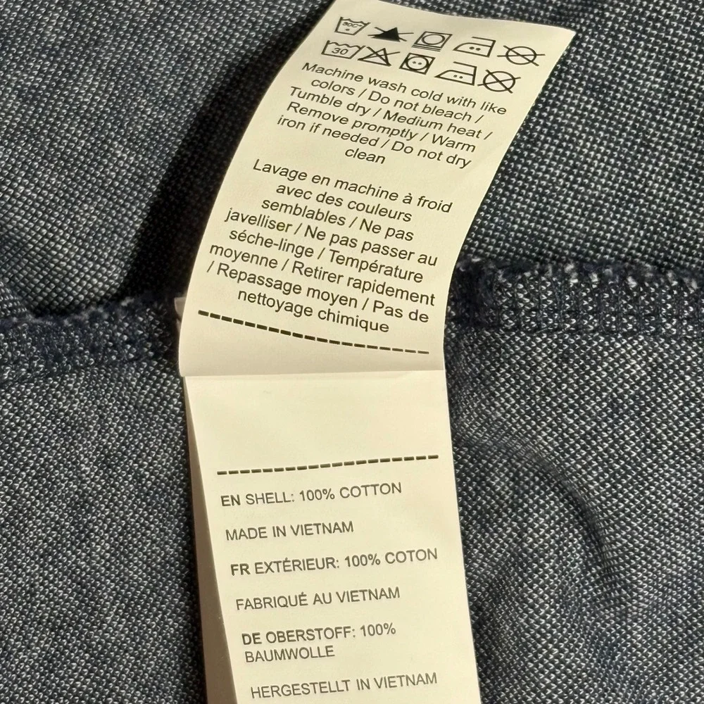 UNTUCKit TAYO Mens X-Large Regular Fit Nav 40917 Short‎ Sleeve Polo Shirt Cotton - Picture 6 of 8